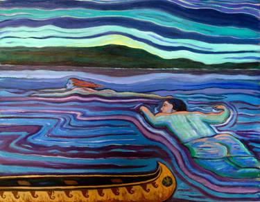 Original Expressionism Water Paintings by Susan Stewart