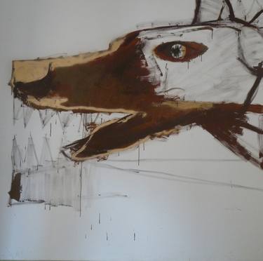 Original Expressionism Animal Paintings by pipo mac tisell