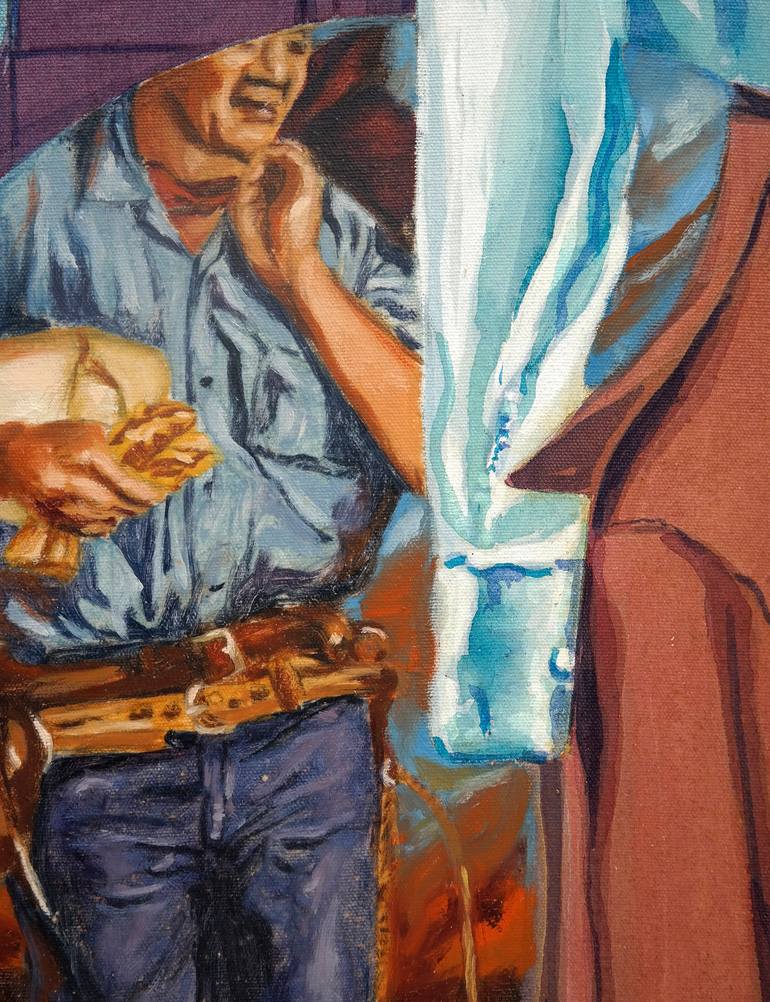 Original Figurative Men Painting by James Smythe