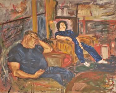 Original Impressionism People Paintings by Tara Stephanos