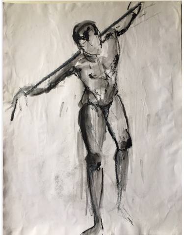 Nude 65*50cm Ink Stone Black thumb