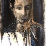 Portrait Technique Mixte 65*50cm by Claire ADB
