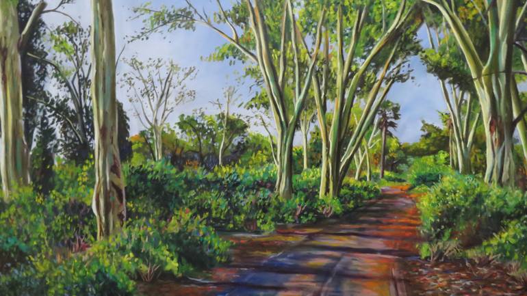 Original Fine Art Landscape Painting by Tiaan Jordaan