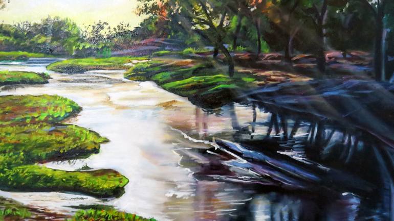 Original Realism Landscape Painting by Tiaan Jordaan