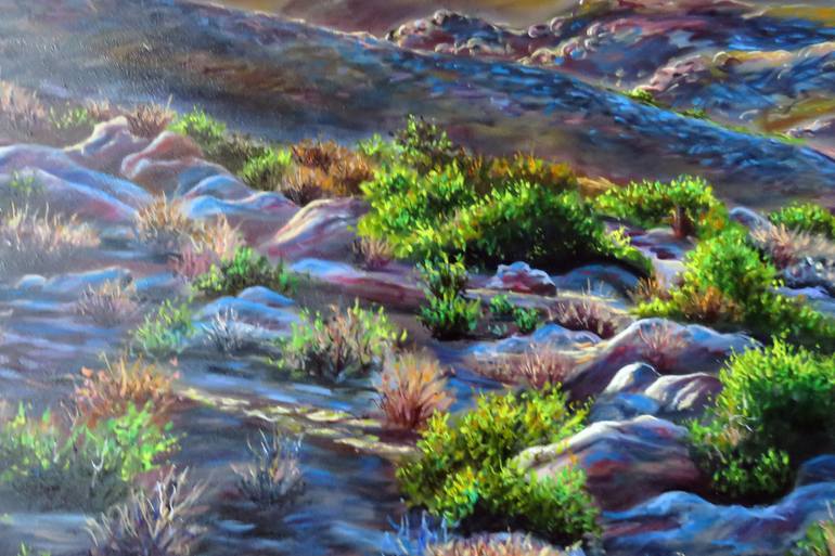 Original Impressionism Landscape Painting by Tiaan Jordaan