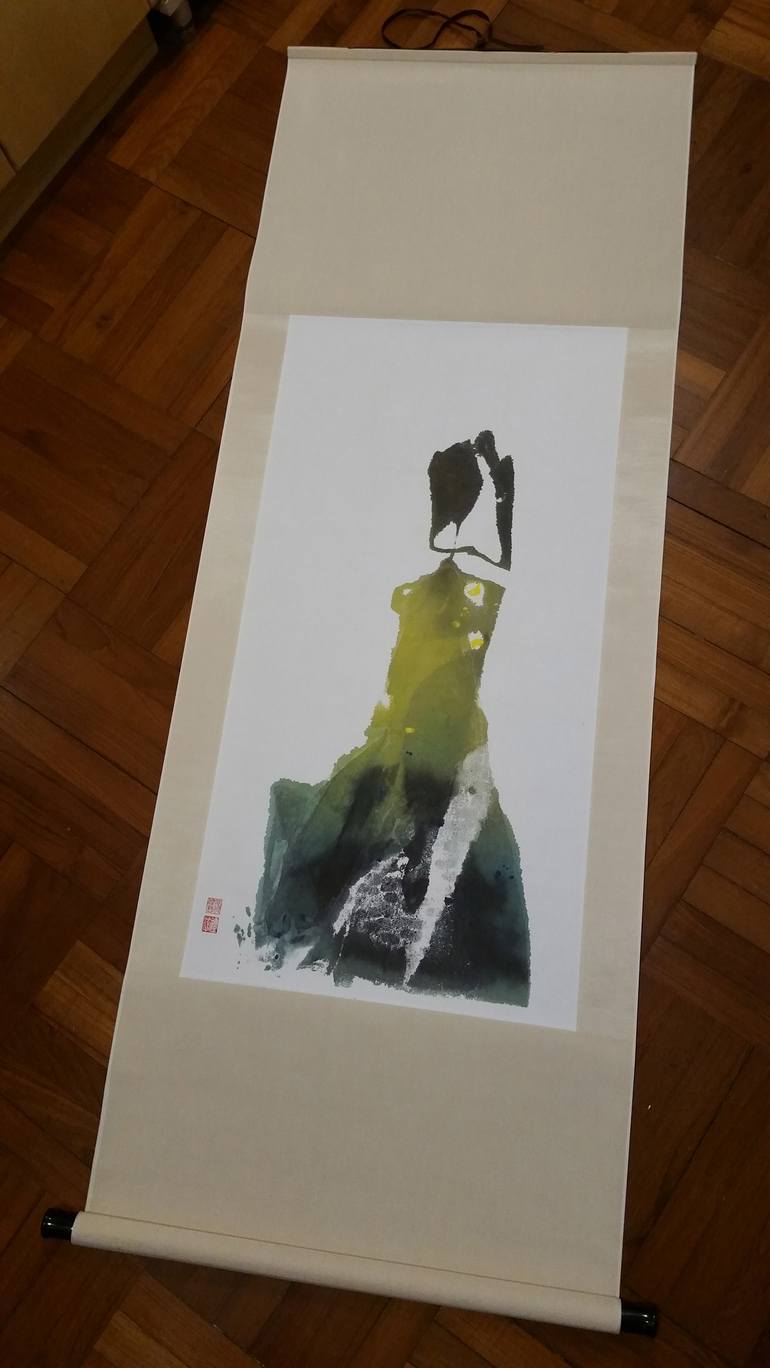 Original Chinese paintin Abstract Painting by Night Fung