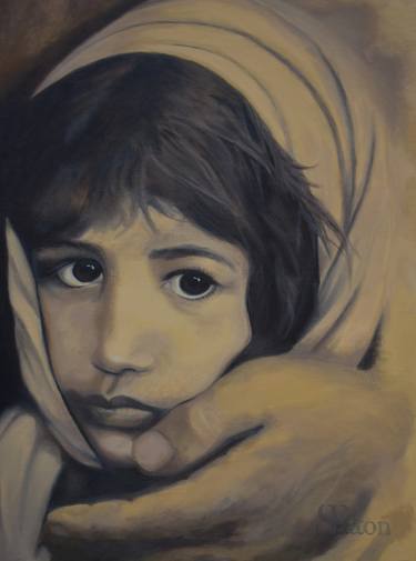 Original Realism Children Paintings by SA Patton