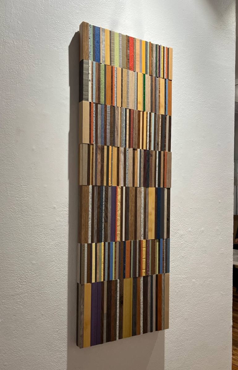 Original Bauhaus Abstract Mixed Media by Liliana Marquez