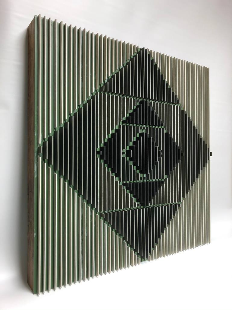 Original Abstract Architecture Sculpture by Liliana Marquez