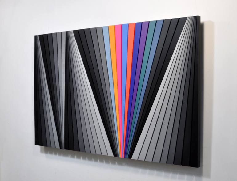 Original Abstract Geometric Sculpture by Dmytro Shavala