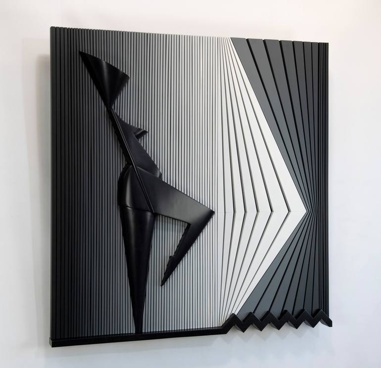Original Black & White Women Sculpture by Dmytro Shavala