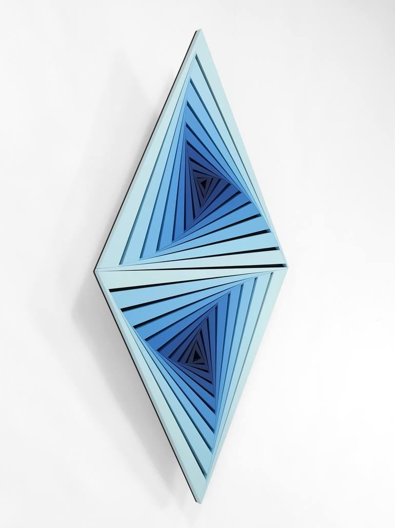 Original Abstract Geometric Sculpture by Dmytro Shavala