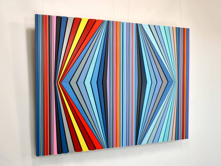Original Abstract Geometric Sculpture by Dmytro Shavala