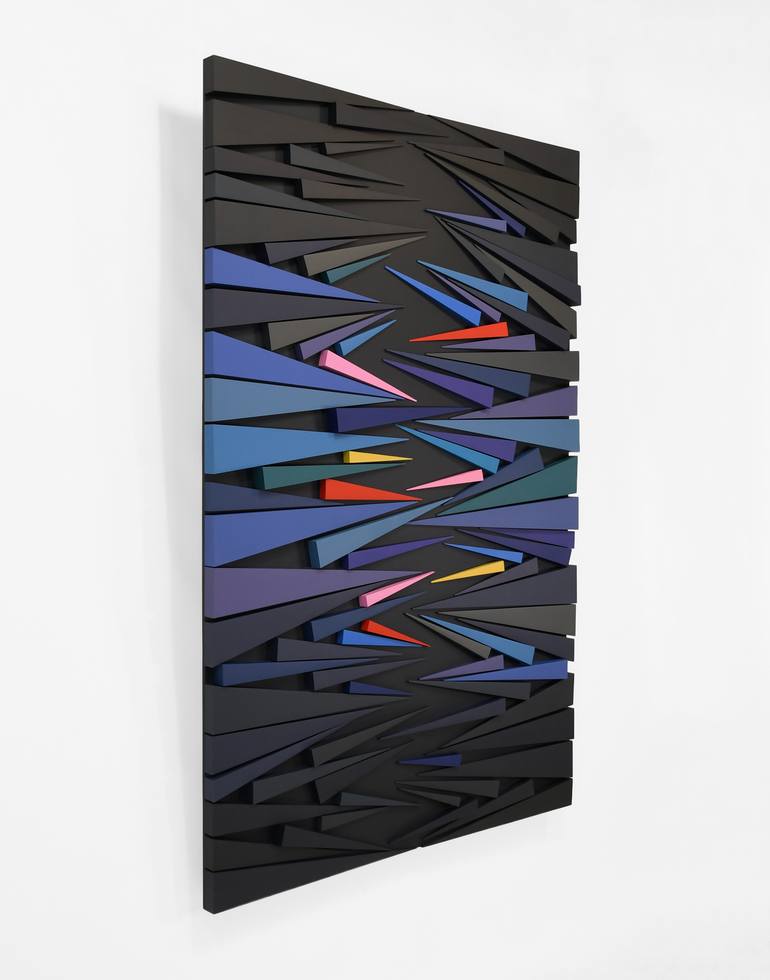Original Abstract Geometric Painting by Dmytro Shavala