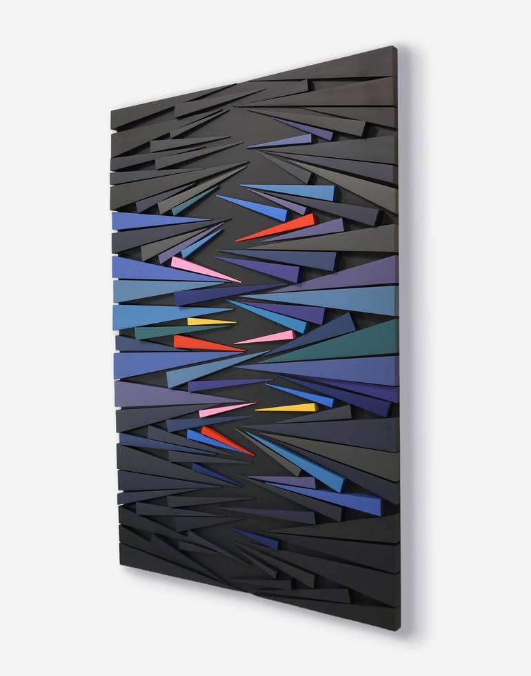 Original Abstract Geometric Painting by Dmytro Shavala