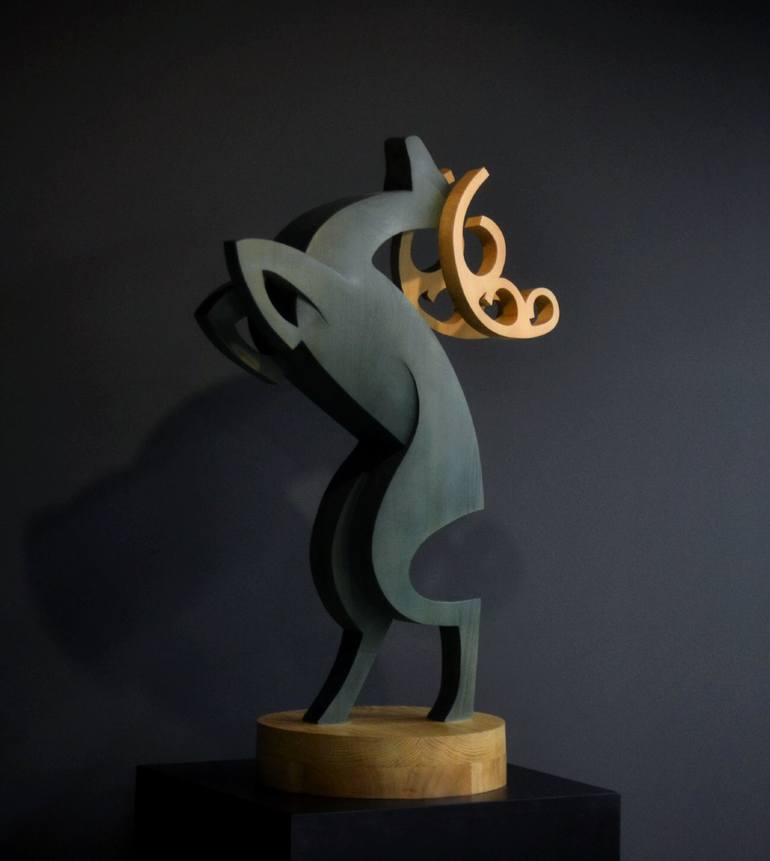 Original Minimalism Animal Sculpture by Dmytro Shavala