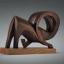I took inspiration for this work from a mounting goat. I always try to show my feeling and thoughts trough work rather than literally show an anatomy and details of an animal. Minimalism of shapes and lines makes this sculpture a perfect choice for those people who appreciate art and a good design.
*Only 3 copies still available