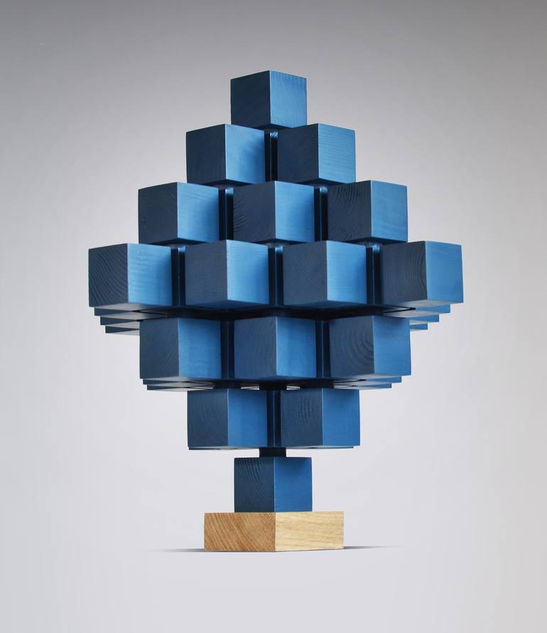 Original Geometric Sculpture by Dmytro Shavala