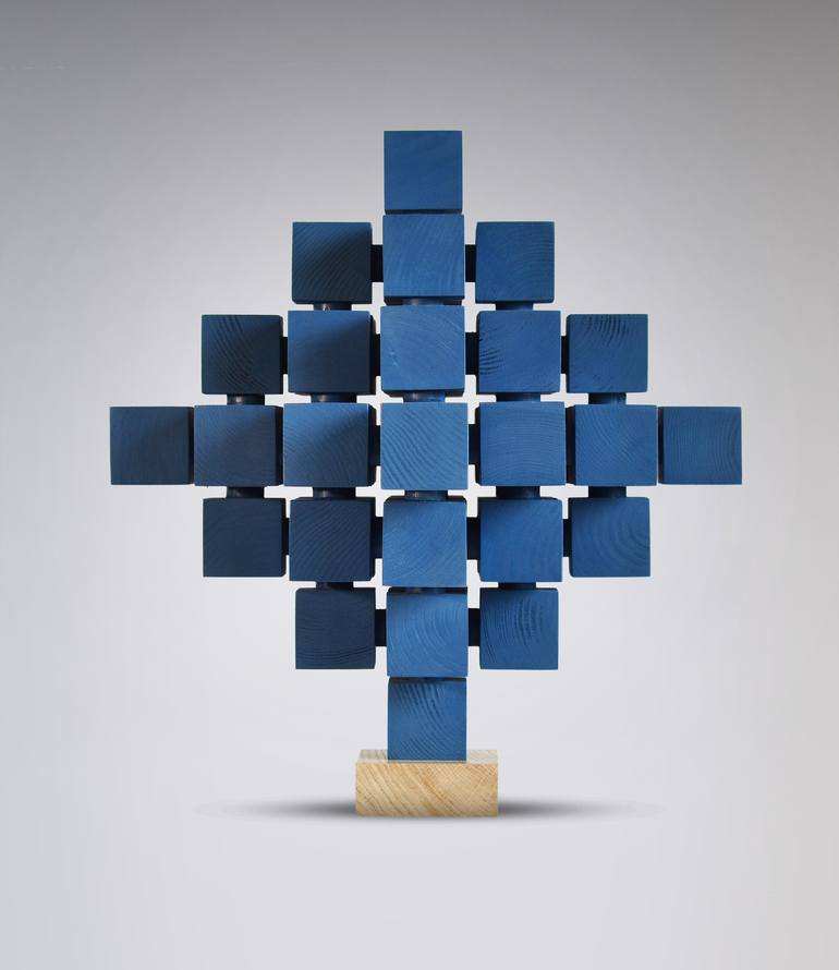 Original Abstract Geometric Sculpture by Dmytro Shavala