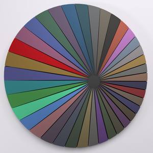 Collection Minimal Color Fields Inspired by Frank Stella