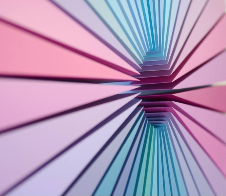 Original Abstract Geometric Sculpture by Dmytro Shavala