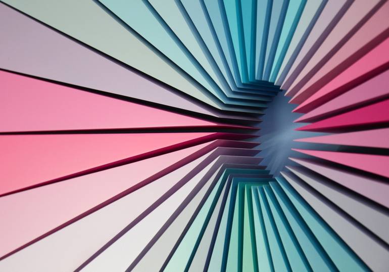 Original Abstract Geometric Sculpture by Dmytro Shavala