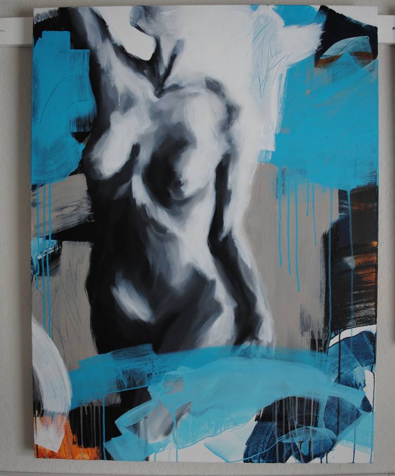 Original Abstract Women Painting by Samantha Rueter