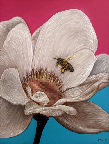 Original Conceptual Floral Paintings by JC Amorrortu