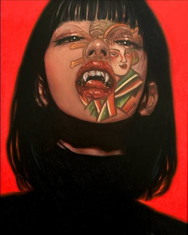 Original Conceptual Women Paintings by JC Amorrortu