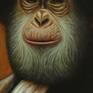 My work was inspired by the Italian painter Raphael. Wanted to poke fun at us humans who think we are above the natural world.
This particular piece is the one that has taken the longest time (4 months) and was painted in the dutch style and was finished with 30-40 glazes. I am proud of its luminosity.