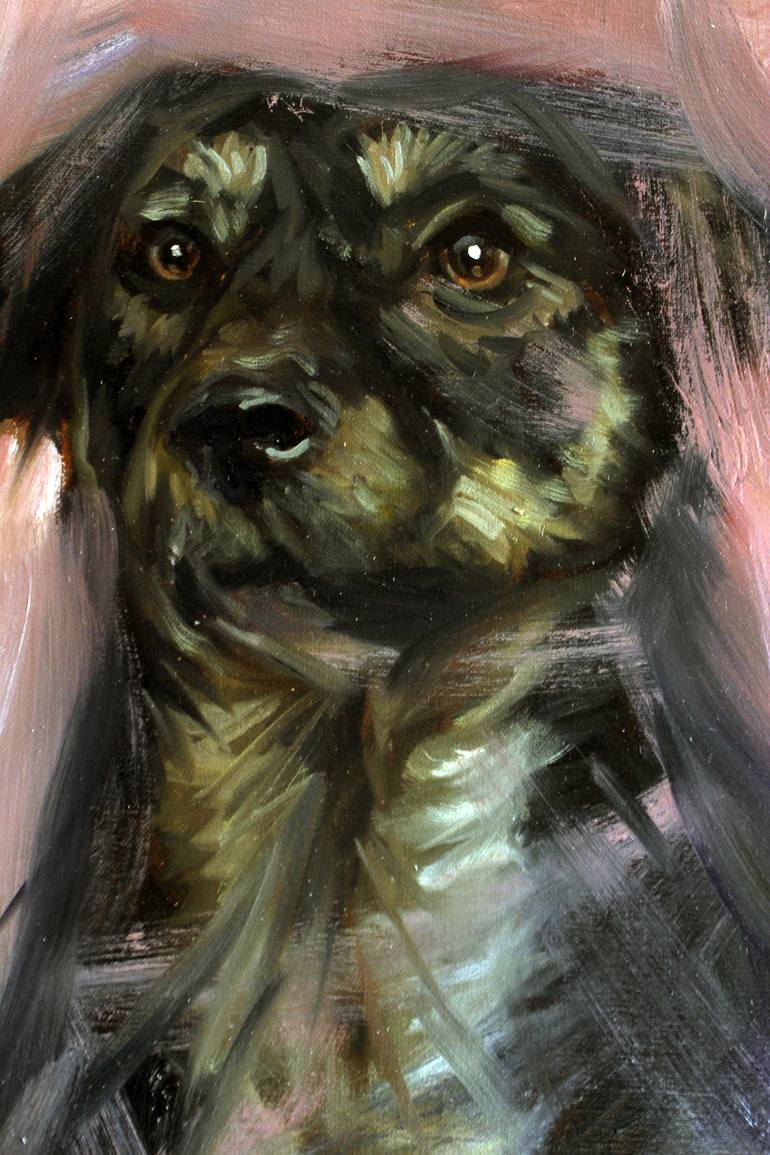 Original Dogs Painting by JC Amorrortu