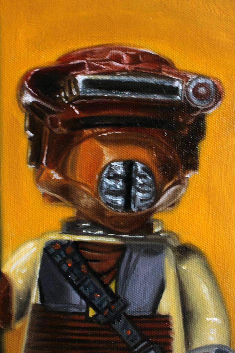 Original Conceptual Pop Culture/Celebrity Painting by Jc Amorrortu
