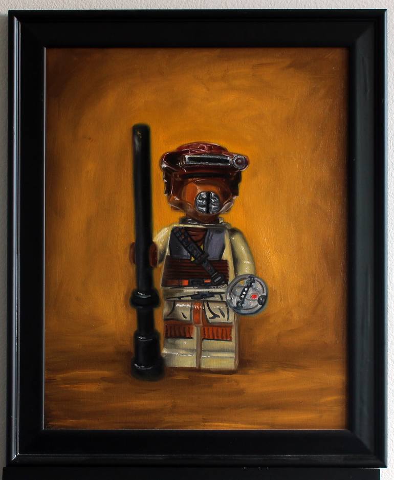Original Conceptual Pop Culture/Celebrity Painting by Jc Amorrortu