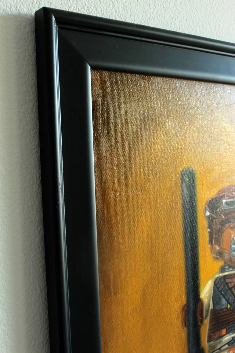 Original Conceptual Pop Culture/Celebrity Painting by Jc Amorrortu