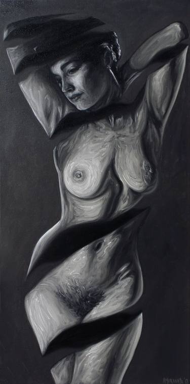 Original Conceptual Nude Paintings by JC Amorrortu