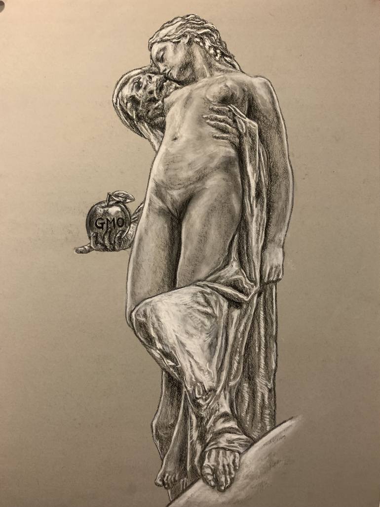 Original Classical mythology Drawing by JC Amorrortu