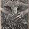 A portrait of a friend who is an energy worker, master reiki, and fluent in meditation; she communes with nature everyday.
The drawing is 18"x24" Conté on Grey paper framed and matted is 24"x35" inches.