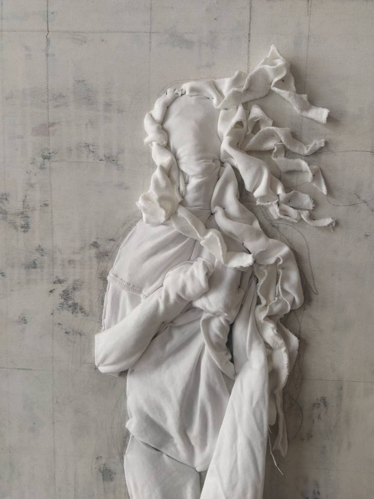 Original Classicism Women Mixed Media by Fanni Kopacsi