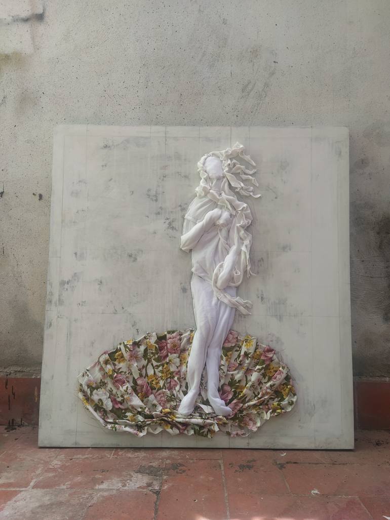 Original Classicism Women Mixed Media by Fanni Kopacsi