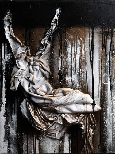 Original Contemporary Classical Mythology Mixed Media by Fanni Kopacsi