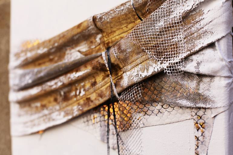 Original Conceptual Abstract Painting by Fanni Kopacsi