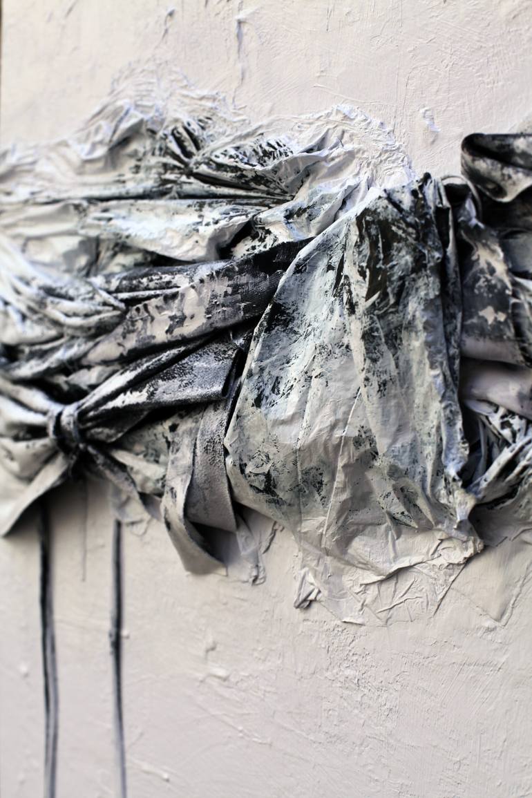 Original Conceptual Abstract Painting by Fanni Kopacsi