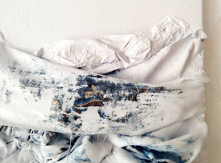 Original Conceptual Abstract Painting by Fanni Kopacsi