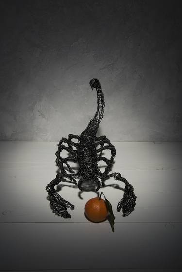 Scorpion Metal Sculpture, Wire sculpture, Home decor, Metal art thumb
