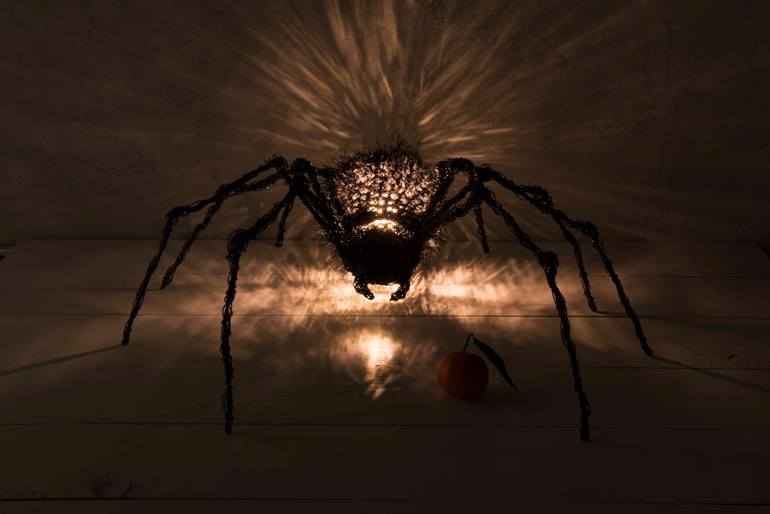 Original Art Deco Light Sculpture by Kamelia Sofronova