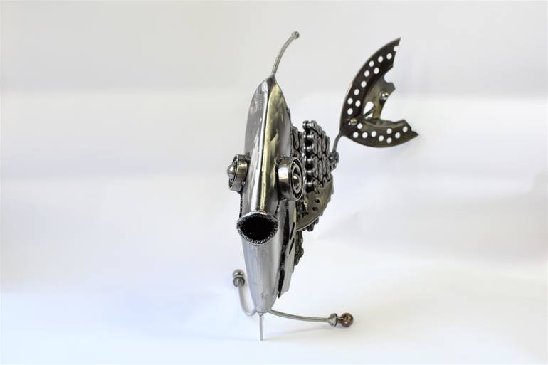 Original Art Deco Fish Sculpture by kamelia sofronova