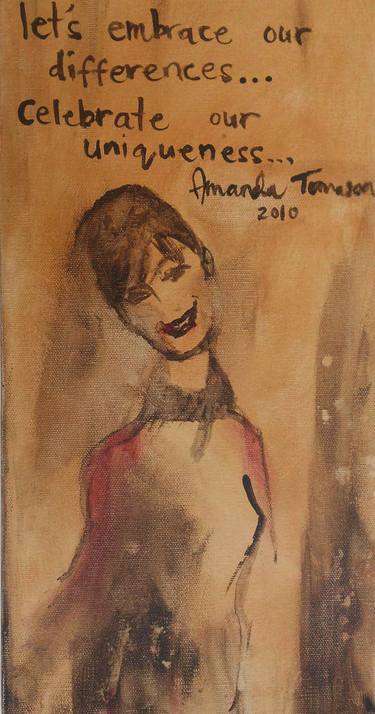 Original Abstract Expressionism People Paintings by Amanda Tomasoa