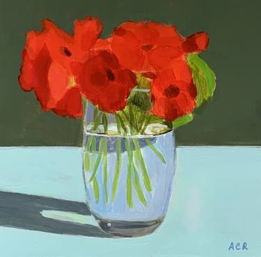 Original Floral Paintings by Anne Carrozza Remick