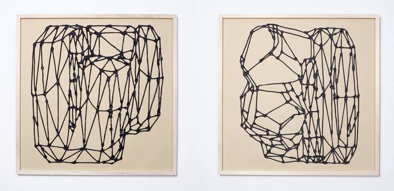 Original Minimalism Abstract Drawing by Eric Robertson