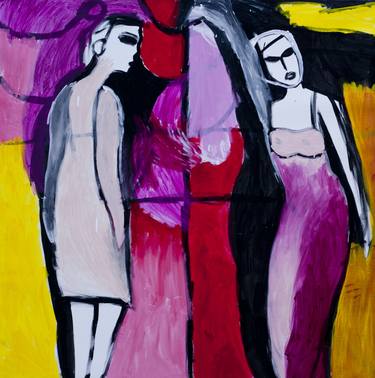 Print of Figurative Women Paintings by Natasa Krstic